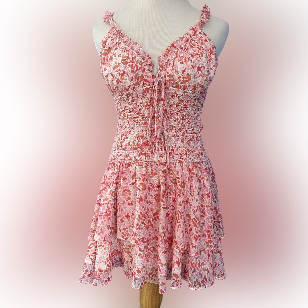 Sky To Moon Floral Dress (S)